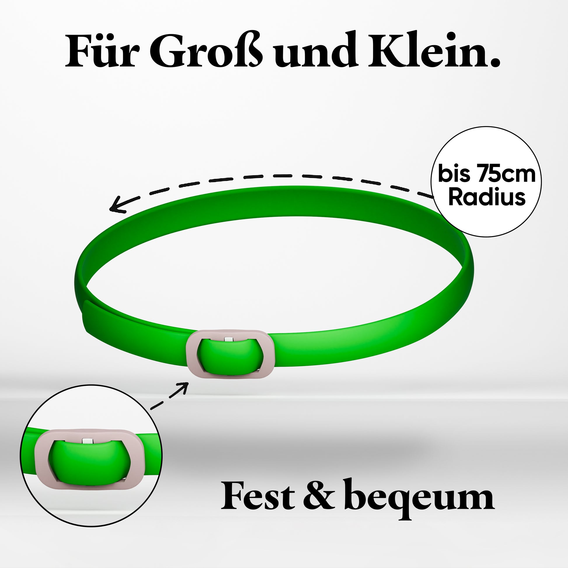 Monked™ V2 - Neues Anti Floh- & Zeckenhalsband (verbessert & länger)